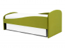 Кровать с ящиком Letmo оливковый (велюр)