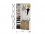 Прихожая Сиама белый-дуб вотан