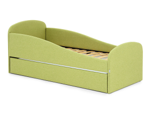 Кровать с ящиком Letmo авокадо (рогожка)