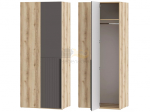 Шкаф угловой Арден 200.06 Левый Софт Графит