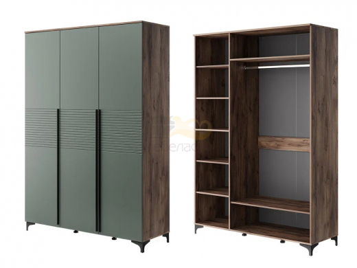 Шкаф ШР-3 Брента Таксус-Оливковый